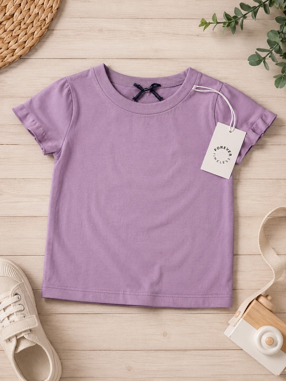 Forever 21 Girls' Lavender Short Sleeve Tee